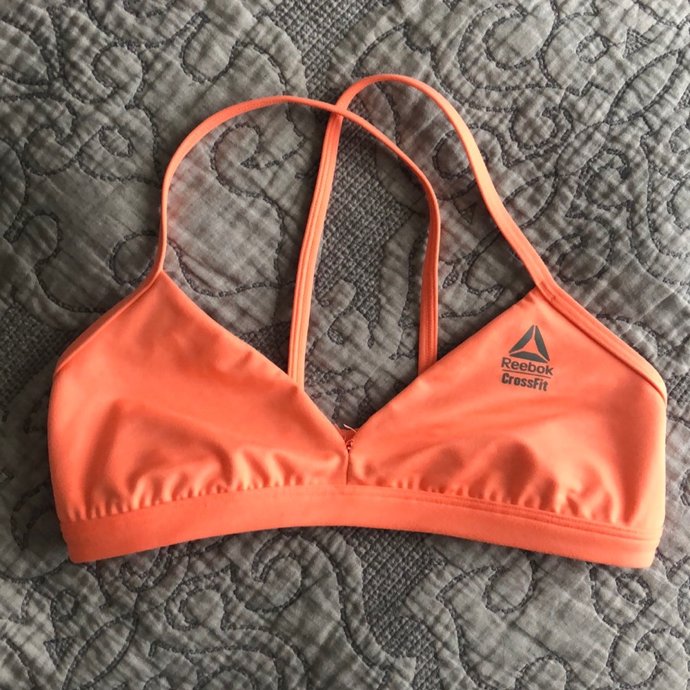 Reebok CrossFit Low-Impact Micro Bra Coral